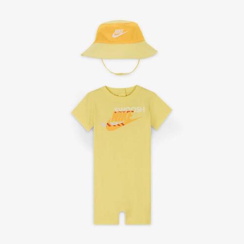 Nike Sportswear PE Baby (0-9M) Romper and Bucket Hat Set 56M046-Y6X