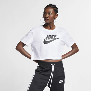 나이키 스포츠웨어 에센셜 여성 크롭 티셔츠 BV6175-100