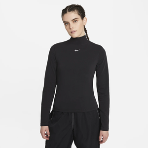 Nike Sportswear Collection Essentials Women&#039;s Long-Sleeve Mock Top DD5882-010
