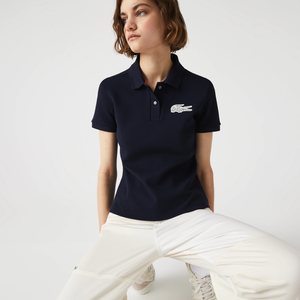 Women&#039;s Lacoste Made In France Two-Ply Cotton Piqué Polo PF1190-51