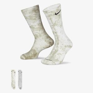 Nike Everyday Plus Cushioned Tie-Dye Crew Socks (2 Pairs) DM3407-912