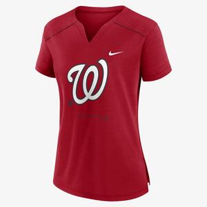 Nike Breathe Pure Pride (MLB Washington Nationals) Women&#039;s Notch Neck T-Shirt NMMB036NWTL-03X