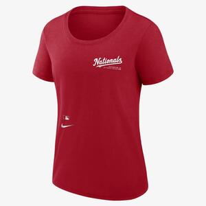 Washington Nationals Authentic Collection Early Work Women&#039;s Nike Dri-FIT MLB T-Shirt 01MM62QWTL-K7E