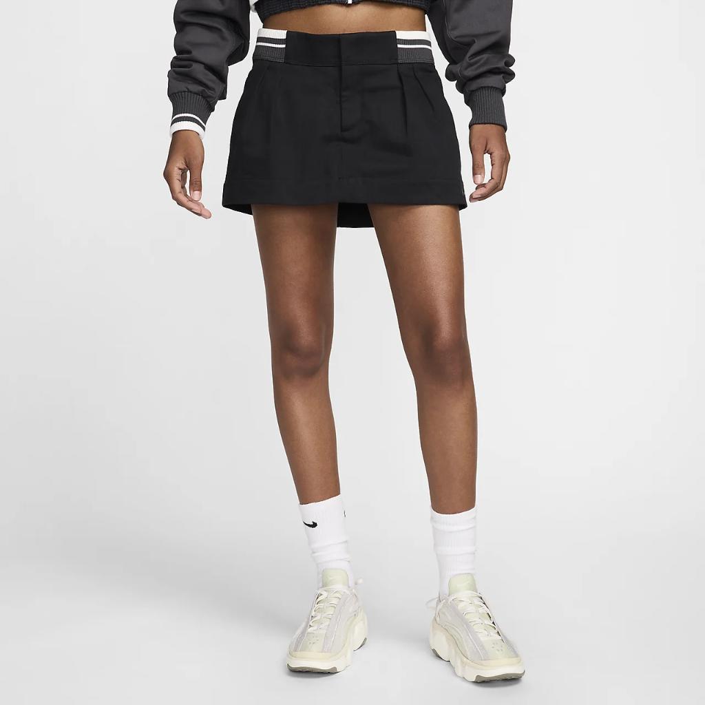 Nike Sportswear Women&#039;s Low-Rise Canvas Mini Skirt FN2237-010