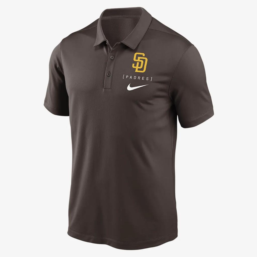 San Diego Padres Franchise Logo Men&#039;s Nike Dri-FIT MLB Polo NKNB20QPYP-MA0