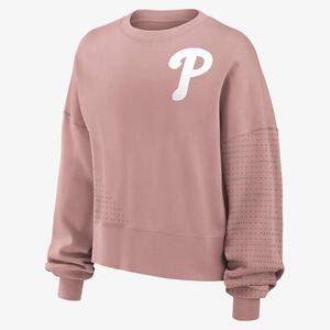 Philadelphia Phillies Statement Women&#039;s Nike MLB Pullover Sweatshirt 01D703XOPP-NGS