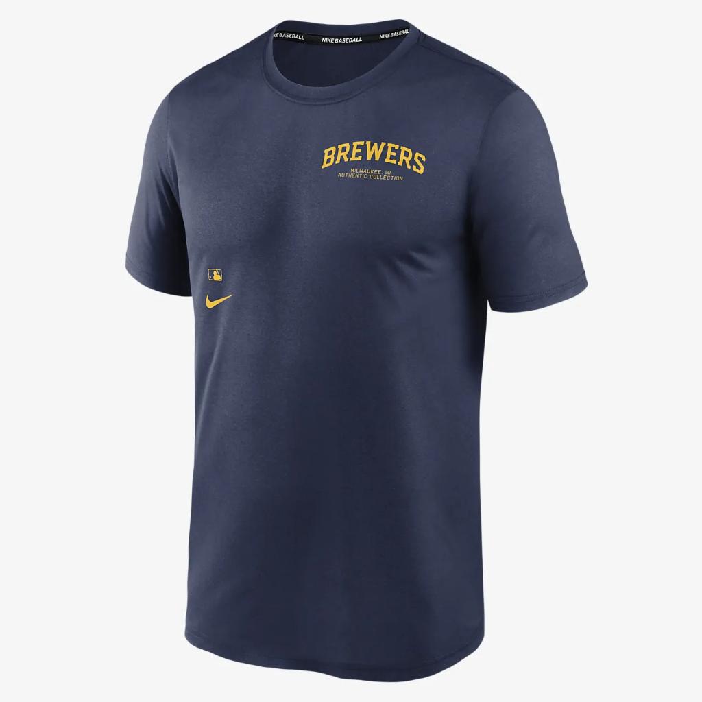 Milwaukee Brewers Authentic Collection Early Work Men’s Nike Dri-FIT MLB T-Shirt 015G44BMZB-K7E