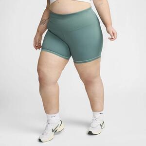 Nike One Rib Women&#039;s High-Waisted 5&quot; Biker Shorts (Plus Size) FN3313-361