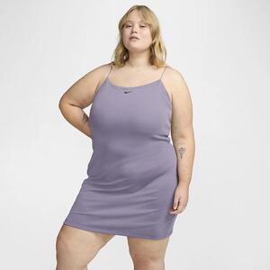 Nike Sportswear Chill Knit Women&#039;s Tight Mini-Rib Cami Dress (Plus Size) FN4159-509