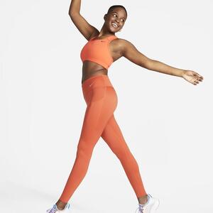 Nike Go Women&#039;s Firm-Support Mid-Rise Full-Length Leggings with Pockets DQ5672-861