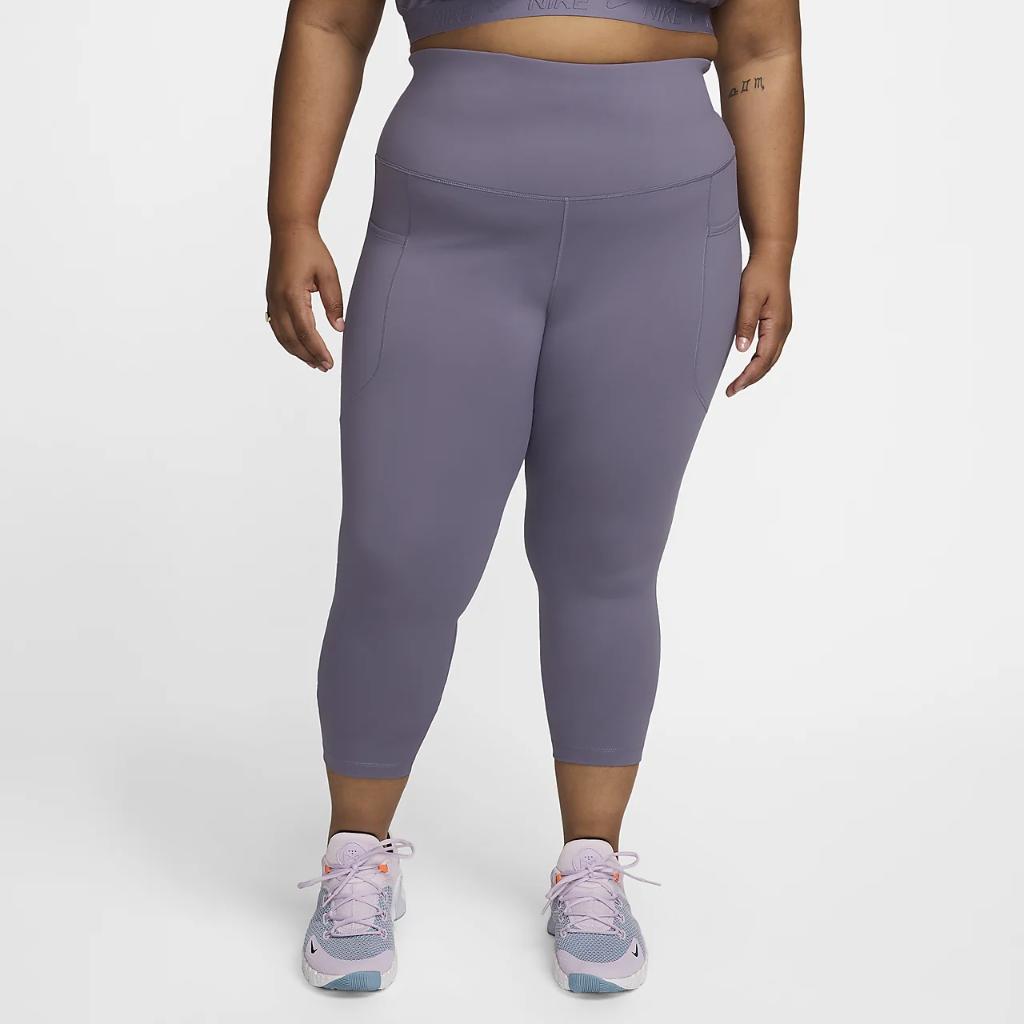 Nike One Women&#039;s High-Waisted 7/8 Leggings with Pockets (Plus Size) FN3243-509