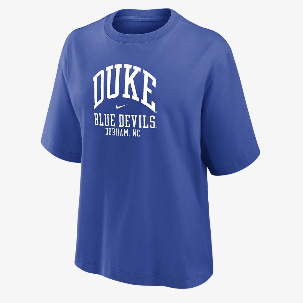 Duke Women&#039;s Nike College Boxy T-Shirt W111220530-DUK