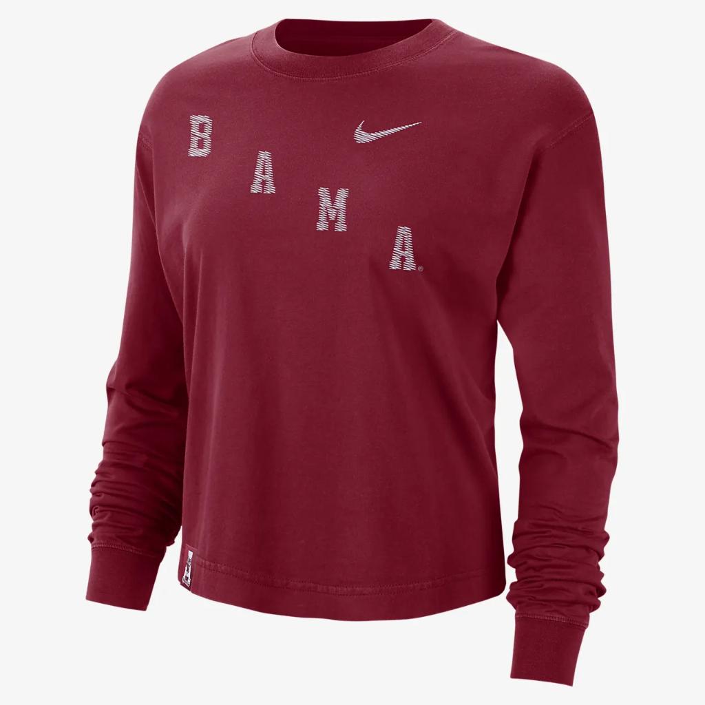 Alabama Women&#039;s Nike College Long-Sleeve T-Shirt DZ3733-613