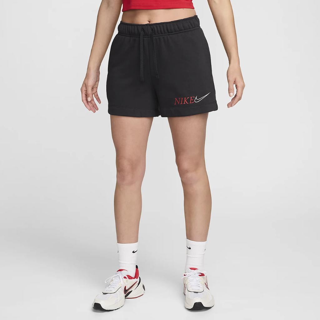 Nike Sportswear Club Fleece Women&#039;s Mid-Rise Shorts HJ6518-045